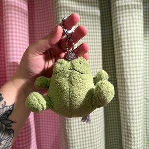 Jellycat Ricky Rain frog bag charm